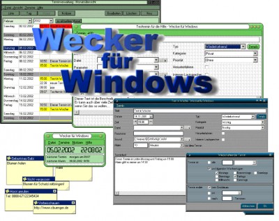 Wecker für Windows 6.5.3 screenshot Wecker für Windows 6.5.3 screenshot
