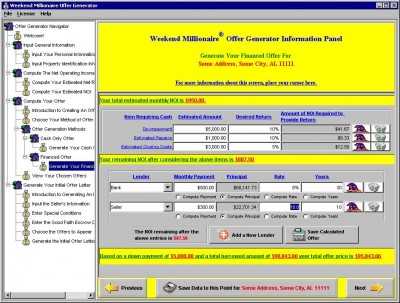 Weekend Millionaire Offer Generator 1 screenshot