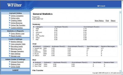 Wfilter 3.1 screenshot Wfilter 3.1 screenshot