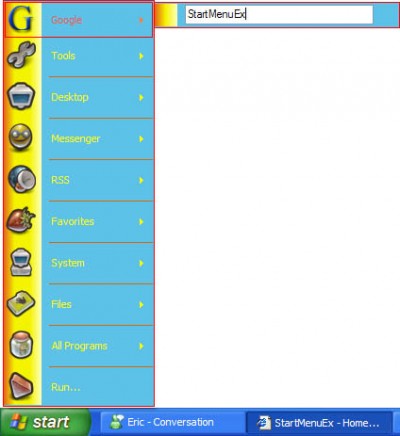 WickedOrange - StartMenuEx 0.4.9.0 screenshot