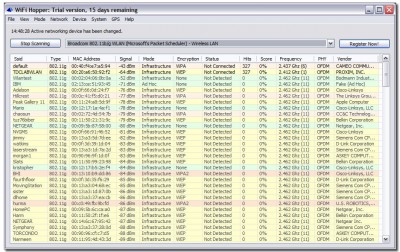 WiFi Hopper 1.2 screenshot WiFi Hopper 1.2 screenshot