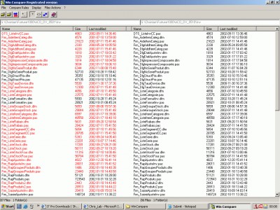 Win Compare 1 screenshot Win Compare 1 screenshot