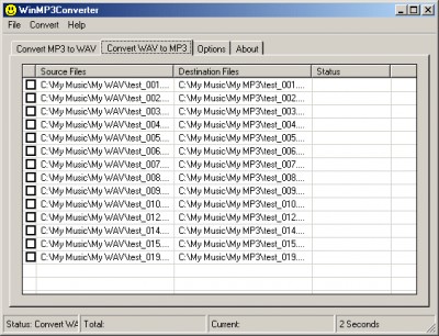 Win MP3 Converter 1.50 screenshot