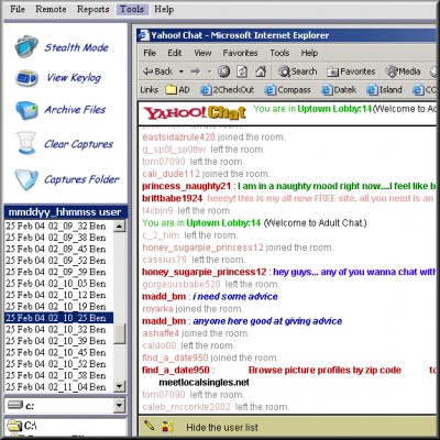 Win Spy Software 7.8 Pro screenshot