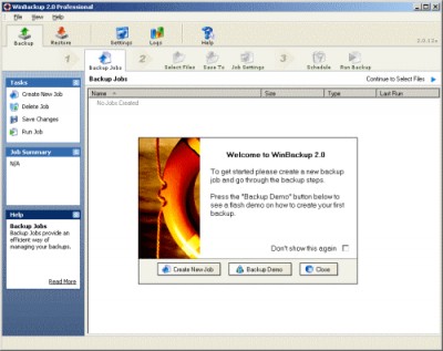 WinBackup 2.0 Professional 2.1.1 screenshot WinBackup 2.0 Professional 2.1.1 screenshot