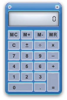 Window Gadgets Calculator 1.1 screenshot