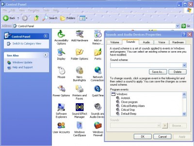 desktop themes for windows xp. Windows XP Theme Sound Package
