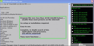 WindowsProtector 3.2.9 screenshot