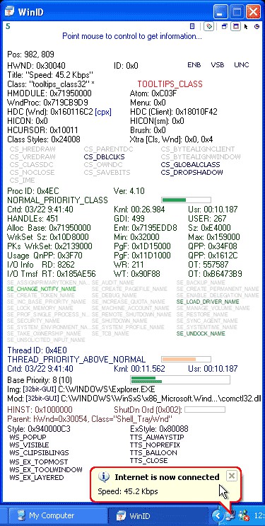 WinID 3.1 screenshot