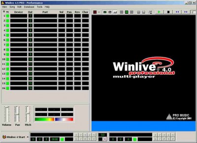 Winlive Pro 4.0 screenshot