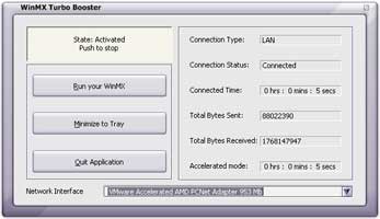 WinMX Turbo Booster 4.8.3 screenshot WinMX Turbo Booster 4.8.3 screenshot