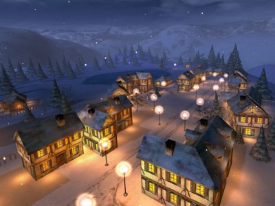 Winter Night 3D Screensaver 1.0 screenshot Winter Night 3D Screensaver 1.0 screenshot
