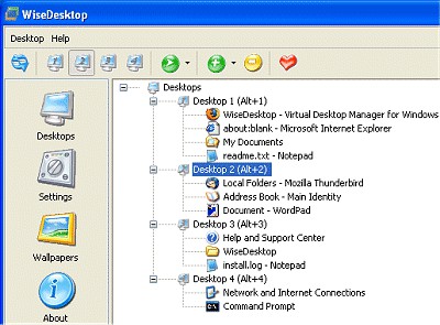 WiseDesktop 1.5 screenshot WiseDesktop 1.5 screenshot
