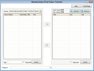 Wondershare iPod Video Transfer 3.0.16 screenshot Wondershare iPod Video Transfer 3.0.16 screenshot