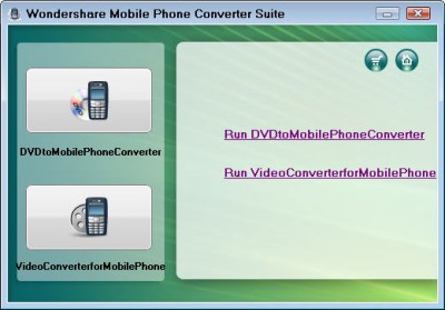 Wondershare Mobile Phone Converter Suite 3.1.25 screenshot Wondershare Mobile Phone Converter Suite 3.1.25 screenshot
