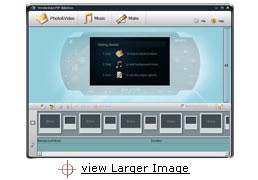Wondershare PSP Slideshow 1.1.0 screenshot Wondershare PSP Slideshow 1.1.0 screenshot
