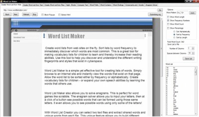 Word List Maker 1 screenshot Word List Maker 1 screenshot