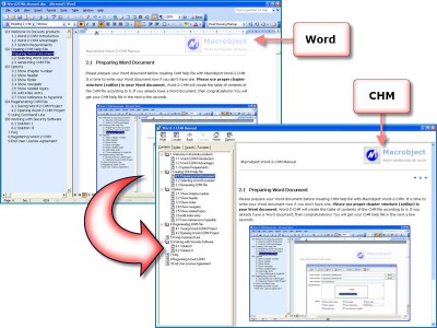 Word-to-CHM Converter 3.2.0.345 screenshot Word-to-CHM Converter 3.2.0.345 screenshot