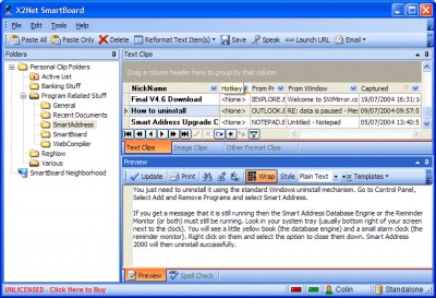 X2Net SmartBoard 4.1.0.7 screenshot