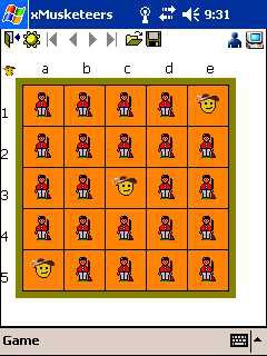 x3 Musketeers for Pocket PC 2.0 screenshot x3 Musketeers for Pocket PC 2.0 screenshot