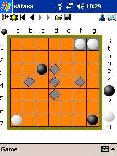 xAtaxx fo Pocket PC 1.1 screenshot xAtaxx fo Pocket PC 1.1 screenshot