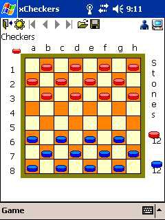 xCheckers for Pocket PC 2.1 screenshot xCheckers for Pocket PC 2.1 screenshot
