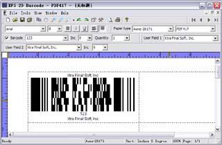 XFS 2D Barcode 1.0 screenshot XFS 2D Barcode 1.0 screenshot