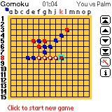 xGomoku for PALM 9.2.2 screenshot