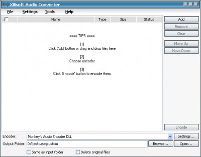 XI Soft Audio Converter 3.9.59.879 screenshot XI Soft Audio Converter 3.9.59.879 screenshot