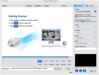 Xilisoft DVD Ripper for Mac 3 4.7.30.091 screenshot Xilisoft DVD Ripper for Mac 3 4.7.30.091 screenshot