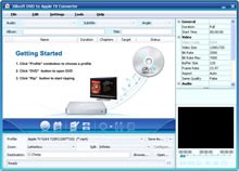 Xilisoft DVD to Apple TV Converter 3 4.7.73.091 screenshot