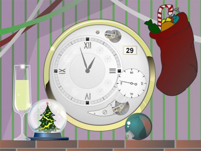 Xmas Clock ScreenSaver 2.3.8 screenshot Xmas Clock ScreenSaver 2.3.8 screenshot