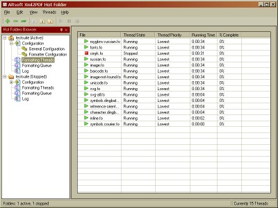 Xml2PDF Hotfolder 2.5.6 screenshot Xml2PDF Hotfolder 2.5.6 screenshot