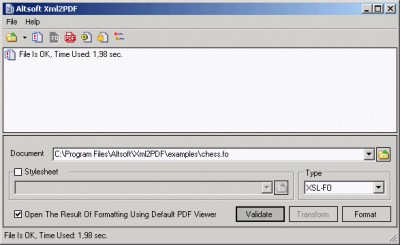Xml2PDF Workstation 2.5.6 screenshot Xml2PDF Workstation 2.5.6 screenshot