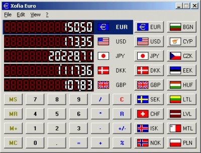 Xofia Euro 3.0 screenshot Xofia Euro 3.0 screenshot
