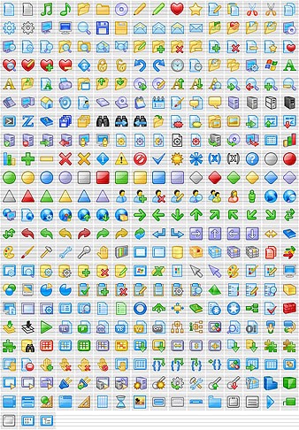 tags royalty free stock icon collection. XP Artistic Icons Collection 3.0 