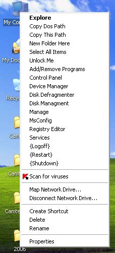 XP Context Tools 1.1.1 screenshot