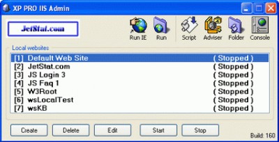 XP Pro IIS Admin 1.8 screenshot XP Pro IIS Admin 1.8 screenshot