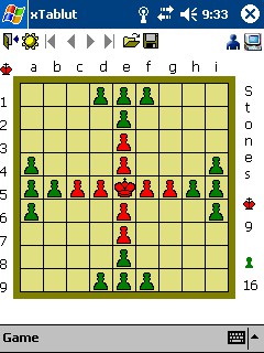 xTablut for Pocket PC 1.1 screenshot xTablut for Pocket PC 1.1 screenshot