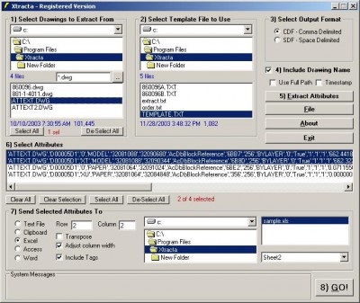 Xtracta 4.2 screenshot Xtracta 4.2 screenshot