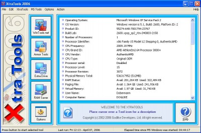 XtraTools 2006 7.0 screenshot