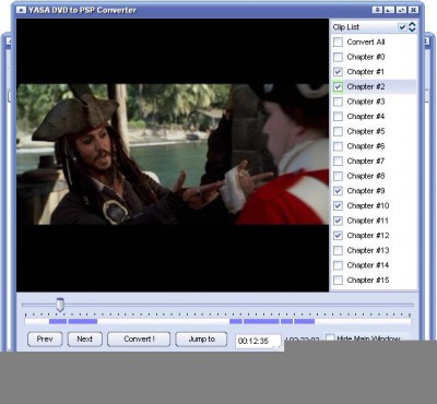 YASA DVD to PSP Converter 2.7.42.192 screenshot YASA DVD to PSP Converter 2.7.42.192 screenshot