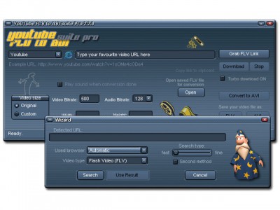 YouTube FLV to AVI Suite PRO 2.3.9.150 screenshot