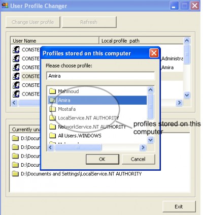 ZAP User Profile Mirror 1.0 screenshot ZAP User Profile Mirror 1.0 screenshot