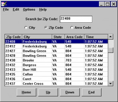 Zip Code Companion 4.12 screenshot Zip Code Companion 4.12 screenshot