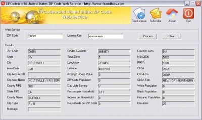 ZIPCodeWorld United States Desktop Application 2.0 screenshot ZIPCodeWorld United States Desktop Application 2.0 screenshot