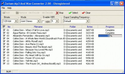 Zortam Mp3 And Wav Converter 3.00 screenshot Zortam Mp3 And Wav Converter 3.00 screenshot