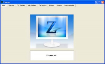 ZScreen 1.1 screenshot