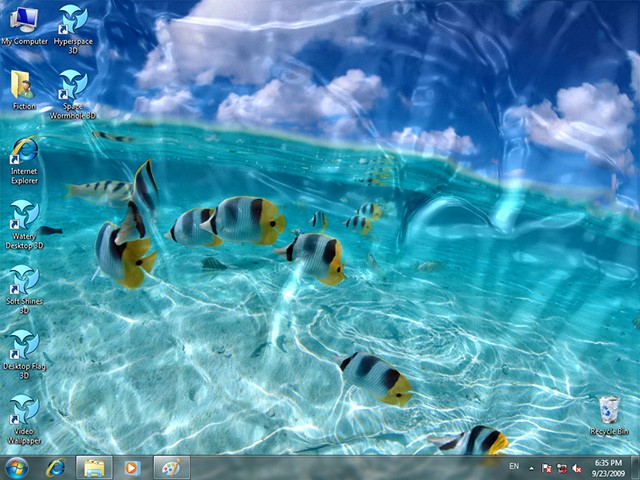 animated desktop wallpaper. Animated Wallpaper - Watery