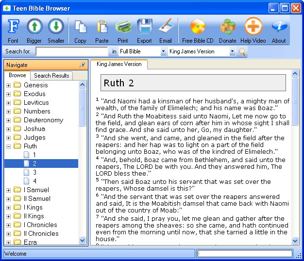 Free Teen Bible Browser 60